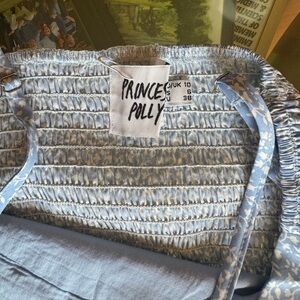 Blue and white princess Polly tank